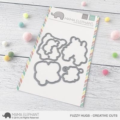 Mama Elephant Creative Cuts - Fuzzy Hugs